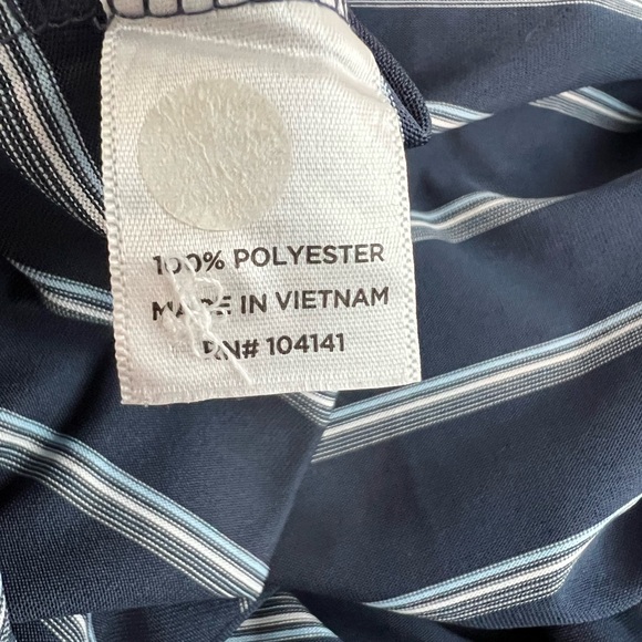 Walter Hagen 11 Majors Navy Striped Men's Golf Polo Shirt - Picture 5 of 5